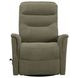 Gemini Snazzy Olive Manual Swivel Glider Recliner