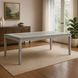 Fiona Mist Gray 78" Extendable Rectangular Dining Table