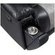 Nikko Black and Gray Glider Recliner