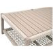 Wrap Beige Rectangular Outdoor Cocktail Table