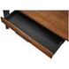 Avery Rich Medium Brown 60" Writing Desk with USB Charging