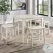 Westlake Weathered Ivory 5 Piece Counter Height Dining Set
