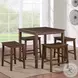 Westlake Brown 5 Piece Counter Height Dining Set