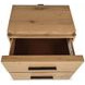 Davenport Rustic Caramel 2 Drawer Nightstand with USB Charging