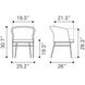 Freycinet Natural Outdoor Dining Chair Set of 2