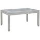Fiona Mist Gray 78" Extendable Rectangular Dining Table