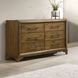 Talcott Honey 6 Drawer Dresser