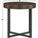 Yukon Brown Round End Table