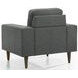 Vale Gray Upholstered Accent Chair