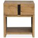 Ripley Rustic Caramel and Dark Bronze Rectangular End Table