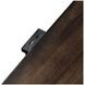 Lyndhurst Walnut 3 Drawer Nightstand with USB Charging