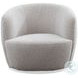 Callidora Bloke Cotton Swivel Barrel Chair