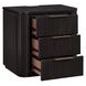 Henry Espresso 3 Drawer Nightstand with USB Charging