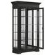 Atrium Black 2 Glass Door Display Cabinet with LED