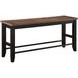 Bermuda Black 54" Counter Height Bench