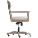Aventura Beige Leather Office Chair