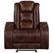 Chester Brown Power Reclining Living Room Set with USB Charging and LED