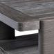 Andros Smoked Truffle and Oxford Brown Outdoor Rectangular Cocktail Table