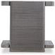 Andros Smoked Truffle and Oxford Brown Outdoor Rectangular Occassional Table Set
