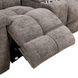 Buster Cabot Stone 86" Manual Reclining Loveseat with Console and USB Charging