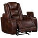 Chester Brown Power Reclining Living Room Set with USB Charging and LED