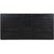 Odessa Black 66" Extendable Rectangular Dining Table