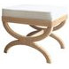 Xanadu White Performance Fabric Stool