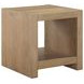 Aubrey Brown Square End Table