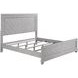 Montana Gray King Low Profile Panel Bed