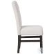 High Line White Upholstered Dining Chair Set Of 2
