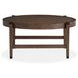 Kaysen Wallaby and Matte Black Round Cocktail Table
