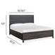 Merrifield Raisin Black Queen Panel Bed