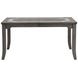 Lisbon Gray Extendable Rectangular Dining Room Set