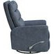 Takami Blue Swivel Recliner