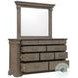Madison Ridge Natural Bark Dresser Mirror