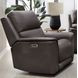 Easton Steamboat Brown Leather Zero Gravity Power Recliner with USB Charging