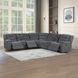 Redondo Dark Gray Power Reclining Sectional