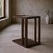 Glaze Cola Rectangular Glass Top End Table