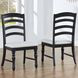 Odessa Black Ladder Back Side Chair Set of 2