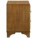 Talcott Warm Honey Brown Upholstered Storage Platform Bedroom Set with LED