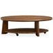 Tanner Tawny Brown Oval Cocktail Table