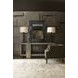 Linea Cerused Greige And Textured Graphite Metal Console Table