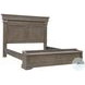 Madison Ridge Natural Bark California King Panel Bed with Chest Footboard