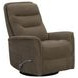 Gemini Snazzy Shiitake Manual Swivel Glider Recliner