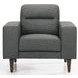 Vale Gray Upholstered Accent Chair