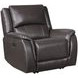 Alexandria Chocolate Power Recliner with USB Charging
