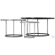 Bonfield Nickel And Black Cocktail Table