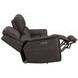 Easton Steamboat Brown Leather 86" Zero Gravity Power Reclining Sofa with USB Charging