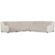 Gio Cream 5 Piece Power Reclining Sectional
