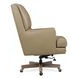 Wright Beige Leather Upholstered Swivel Tilt Executive Chair